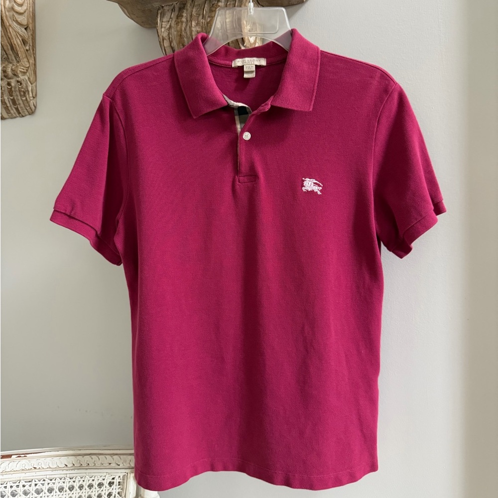 Burberry Polo Shirt with Embroidered Emblem - Picture 3 of 4